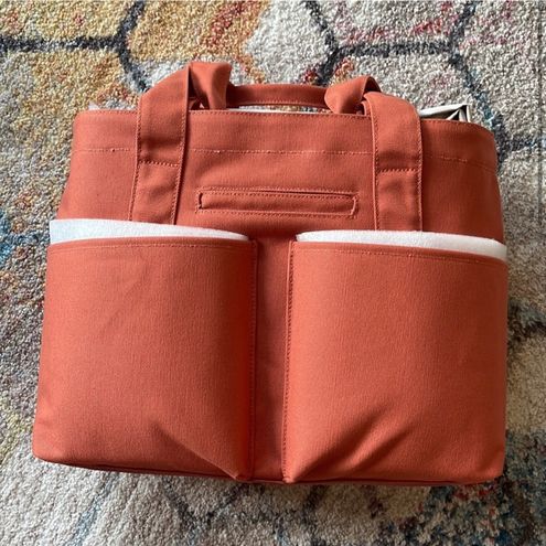 Dagne Dover Vida Cotton Tote in Coyote - Small Orange - $99