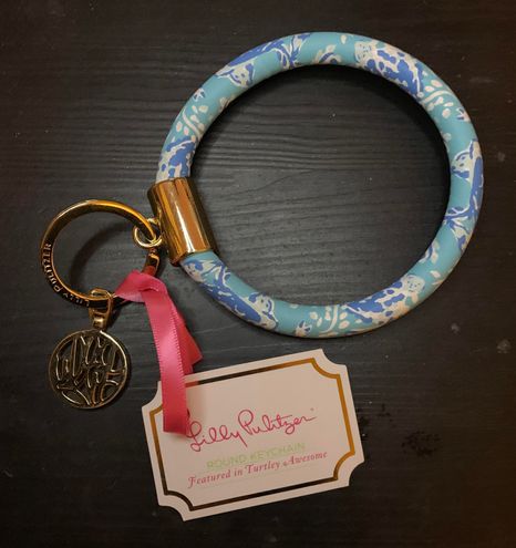 Lilly Pulitzer Turtley Awesome Round Key Chain