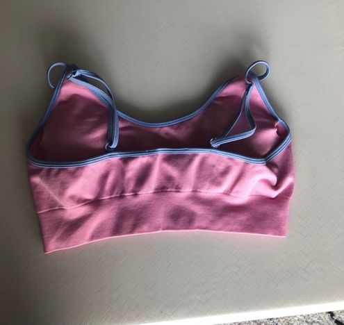 Bo + Tee Pump It Up Sports Bra Pink Size M - $24 (31% Off Retail