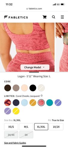 YITTY Sports bra Red Size XL - $21 (67% Off Retail) - From Lexie