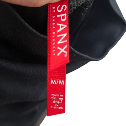 Spanx Mama Faux Leather Leggings Black Cropped 20201R Women's Maternity  Size M - $65 - From Den