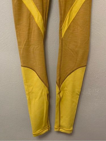 Lululemon early extension high rise leggings in honey lemon heathered Size  4