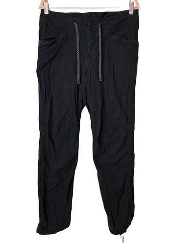 The North Face Pants 10 Black Womens Light Weight Drawstring Solid