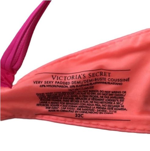 Victoria's Secret NWT Very Sexy Demi Bra 32C Pink Size 32 C - $29 New With  Tags - From Karen