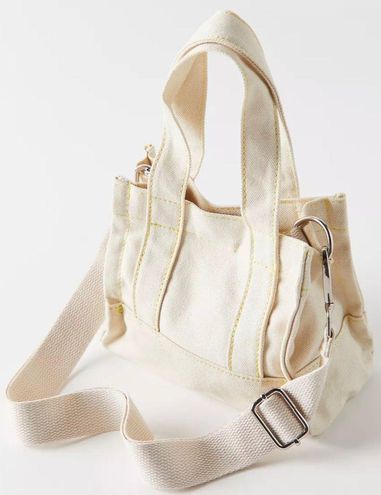 BDG Mini Canvas Tote Bag in White