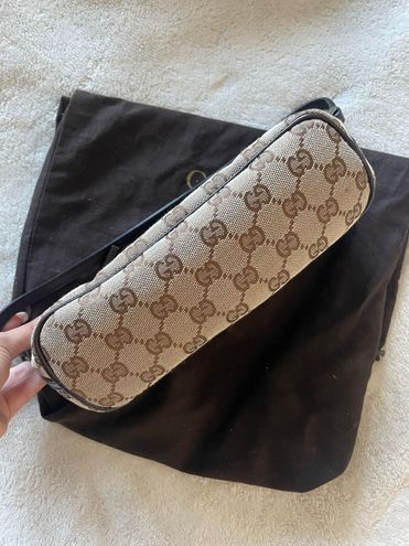 Gucci Beige GG Monogram Pochette Bag Tan - $390 (61% Off Retail) - From Sash