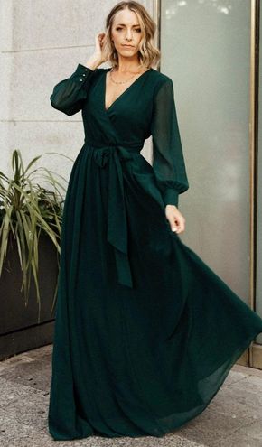 Lydia Maxi Dress | Hunter Green