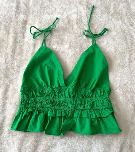 J.Crew + Halter Peplum Tankini Top