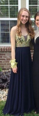 Von Maur Prom/Formal Dress Blue Size 10 - $125 (37% Off Retail