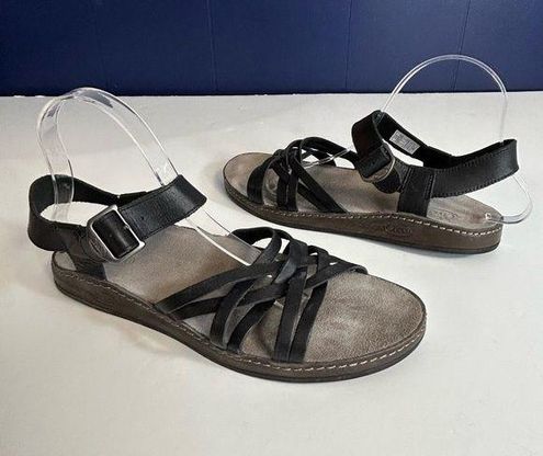 Chacos Chaco Fallon Black Leather Sandals Size 10 58 From Lou