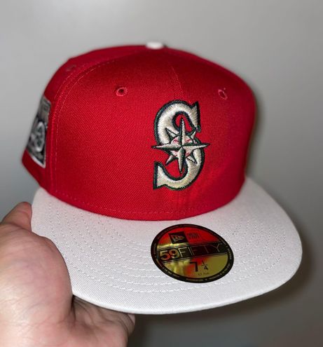 Seattle Mariners MLB New Era Fitted Baseball Hat Sizes 7 1/4 