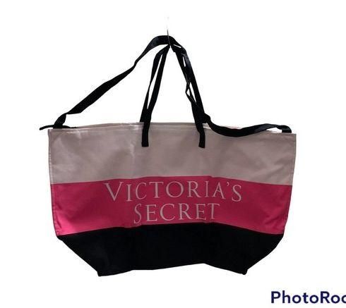 Victoria's Secret Stripe Weekender Tote Bag 