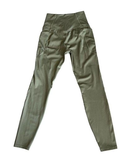 Halara Patifoff Crossover Leggings Womens Extra Small Loden Green