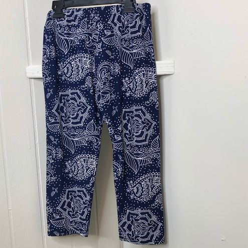 Leggings Depot Plus Size Blue and White Capri's - $15 New With Tags - From  Ginny