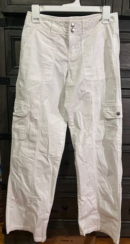 Chicago Low Rise Cargo Pant White