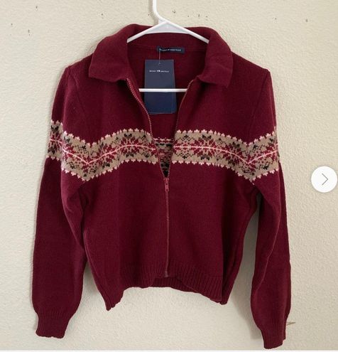BRANDY MELVILLE red sweater - Women's Clothing & Shoes - Toronto