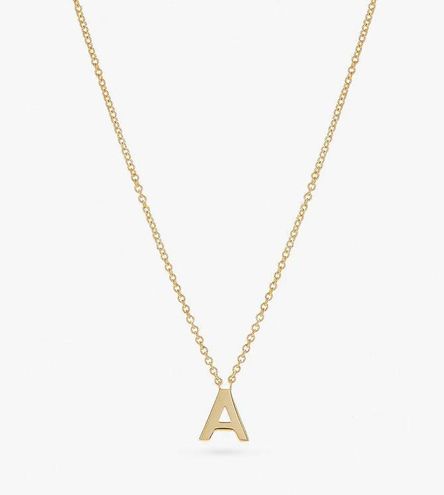 Sterling Silver Silver Initial Necklace - Letter Necklace - Ana Luisa Jewelry
