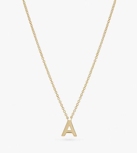 14K Gold Initial Necklace - Letter Necklace - Ana Luisa Jewelry