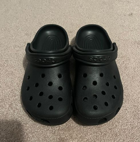 Black crocs clearance size 8