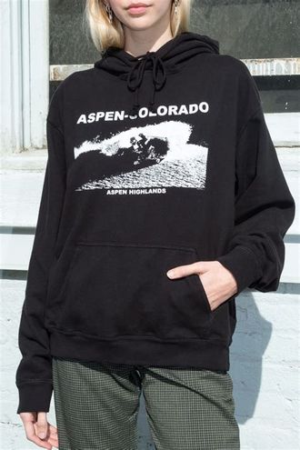 Christy Aspen Colorado Hoodie Black