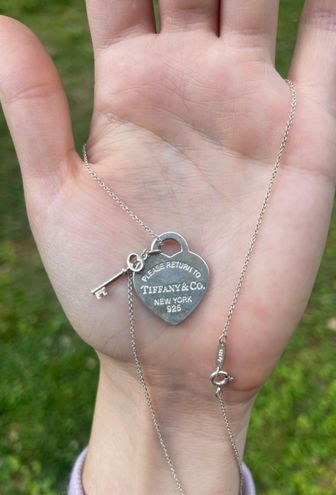 Tiffany & Co. Lock and Key Necklace