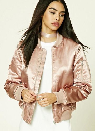 rose gold jacket forever 21
