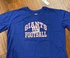 Women's New York Giants Football Tee, Size: Small, Brt Blue