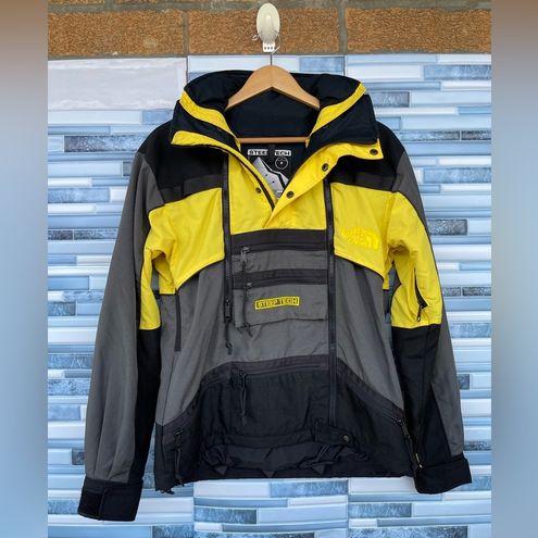 The North Face Jacket Yellow Vintage 90s Steep Tech Coat small