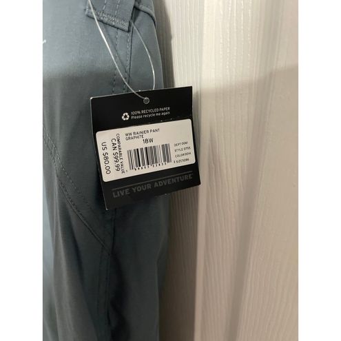 Eddie Bauer Plus Rainier Pants Size 18W Graphite New With Tags - $40 New  With Tags - From Shelia