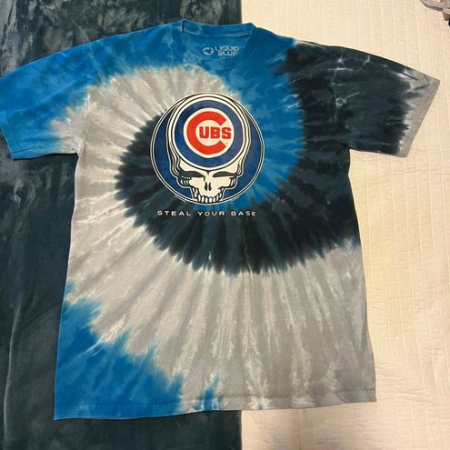 Chicago Cubs Steal Your Base Tie-Dye T-Shirt