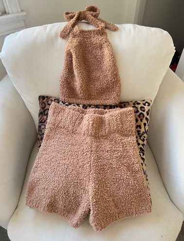 SKIMS COZY COLLECTION COZY KNIT TANK IN CAMEL SIZE XXS/XS – The