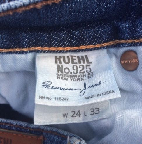 Ruehl No. 925 Brand New! Ruehl (Abercrombie) Jeans Size 24 - $15