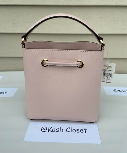 Michael Kors MK Suri Small Bucket Bag Powderblush Pink - $129