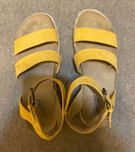 yellow platform sandals target