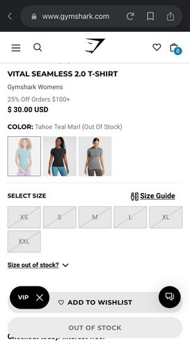 Gymshark Vital Seamless T-shirt - $26 (13% Off Retail) - From Sarah