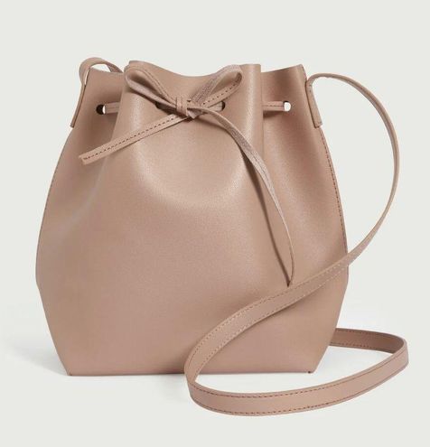 Vegan Apple Bucket Bag - Dusty Rose/Rosa