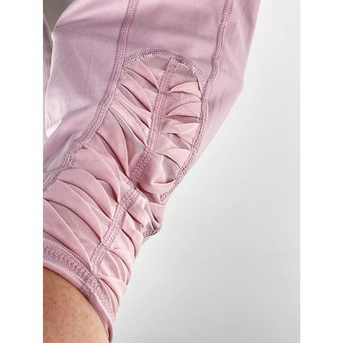 Yogalicious LUX Leggings Yoga Pants Ruched Pale Pink Size Medium - $23 -  From Disgruntled Pelican