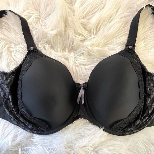 Elomi Amelia Black Full Figure Molded Underwire Lace Bra 36L 36 New nwt  Size undefined - $33 New With Tags - From Jenny