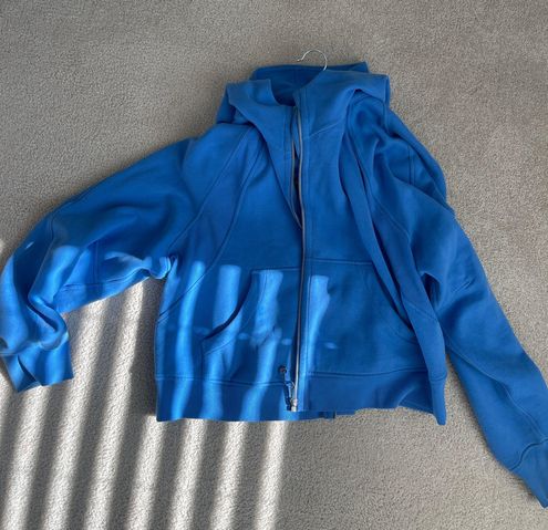 w Lululemon Scuba Oversized Hoodie Blue nile