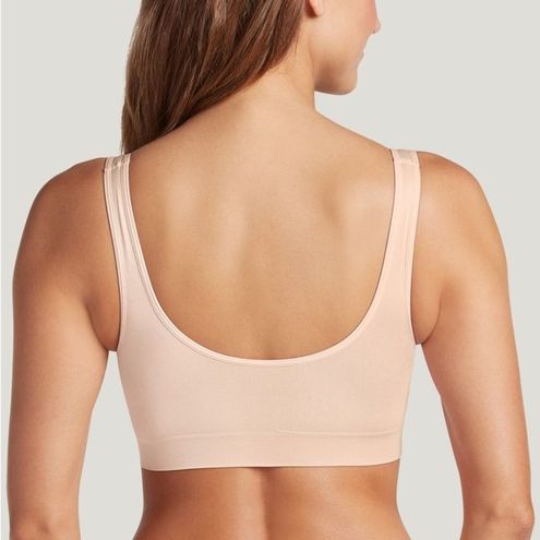 Jockey NWT Modern Seamfree Microfiber Bralette Size Large Tan