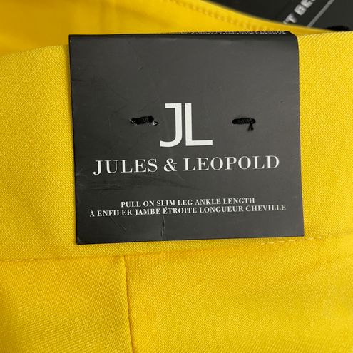 Pull-On Slim Leg Ankle Length Pant by Jules & Leopold