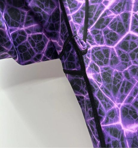 Constantly Varied Gear CVG Medium Passion Purple & Black Capri Crossfit Leggings  Size XL - $76 - From Amber