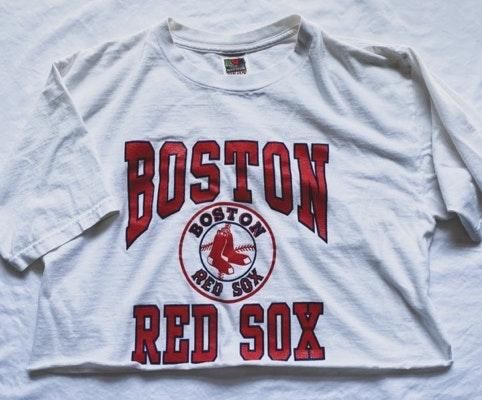 Fruit of the Loom Boston Red Sox Crop Top White Size L - $35 (30% Off  Retail) - From shopgraceful