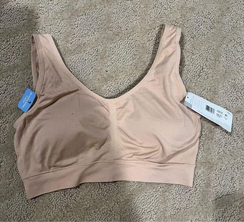 Jockey NWT Modern Seamfree Microfiber Bralette Size Large Tan