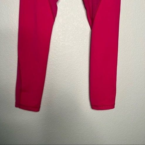 Zyia Active Fuchsia Mesh Light n Tight Hi-Rise 7/8 Leggings size 2