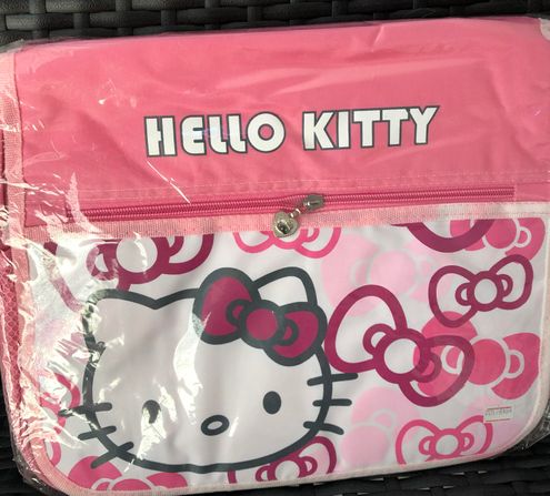 Sanrio Hello Kitty Pink Checker Messenger Bag - Curious Bazaar