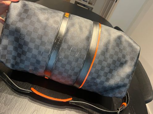 Louis Vuitton, Damier Cobalt Race Keepall Bandouliere 55