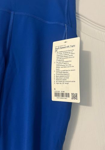 NWT Lululemon Swift Speed HR Tight 28 Symphony Blue