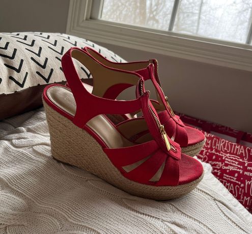 Michael Kors Red Heels Size 9 - $12 (90% Off Retail) - From Margaux