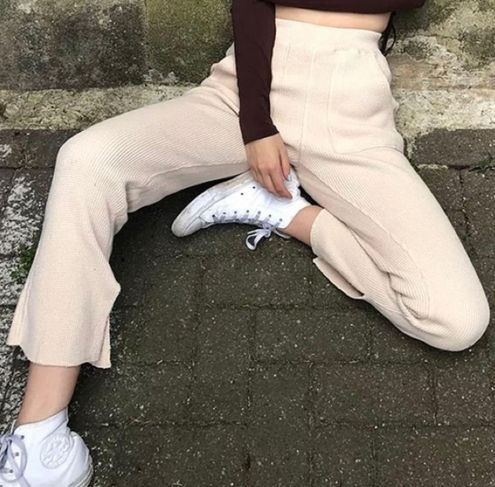 Urban Outfitters Waffle Knit High 